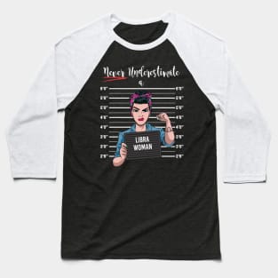 Libra Woman Baseball T-Shirt